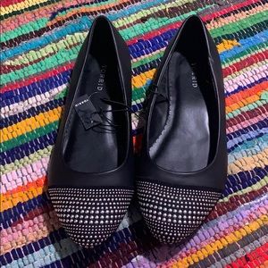 NWT Torrid Black Studded Flats Size 11